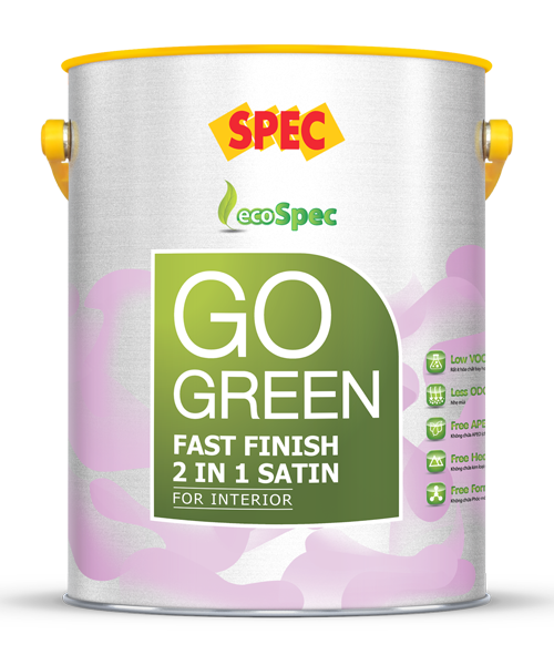 15. SPEC GO GREEN FAST FINISH 2 IN 1 SATIN FOR INTERIOR 4,375L