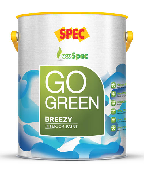 6. SPEC GO GREEN BREEZY INTERIOR PAINT 4,375L