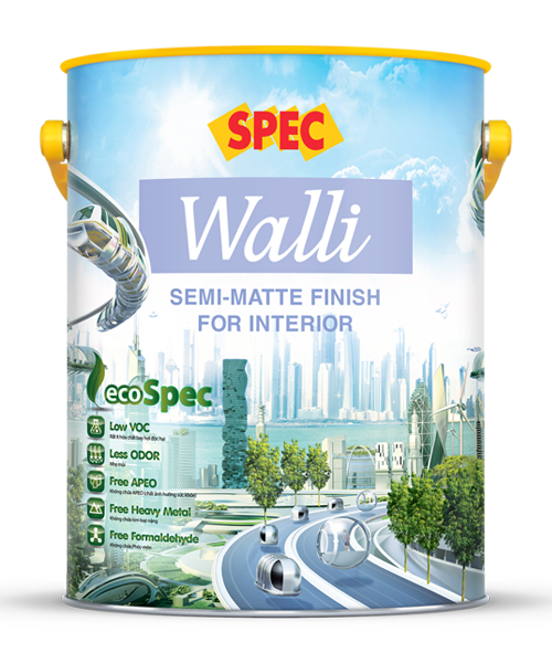 SPEC WALLI SEMI-MATTE FINISH FOR INTERIOR 4,375L