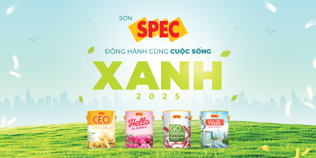 sơn spec đồng hành cùng cuộc sống xanh